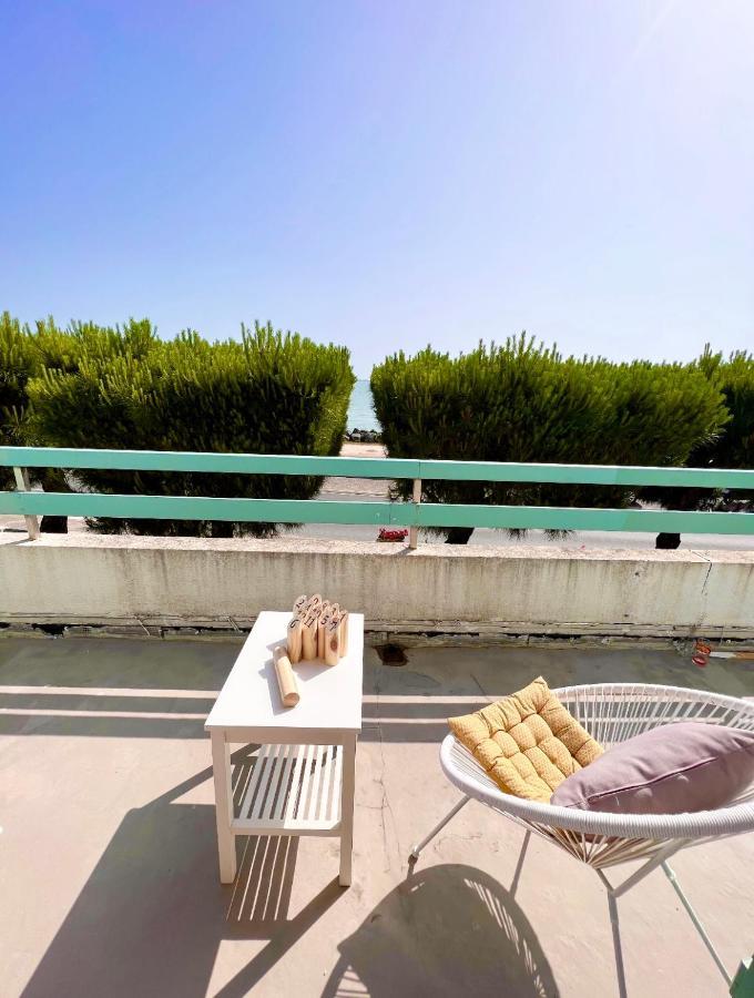 Front De Mer Rivedoux-Plage - Terrasse Exterieur - Parking Zewnętrze zdjęcie